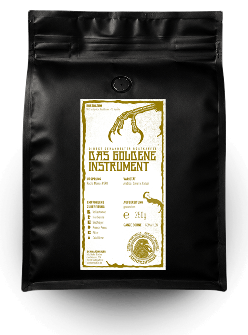 instrument_product Kaffeesorte "Das goldene Instrument". Spezialitätenkaffee Stuttgart